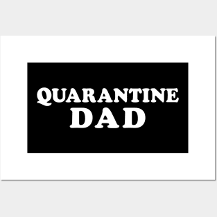 Funny "Quarantine Dad” Label Posters and Art